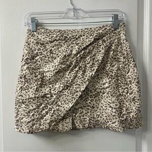 Free People Faux Leather Envelope Skirt